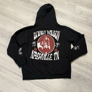 Lainey Wilson Hoodie Black Bell Bottom Country Nashville TN 2023 Tour Large